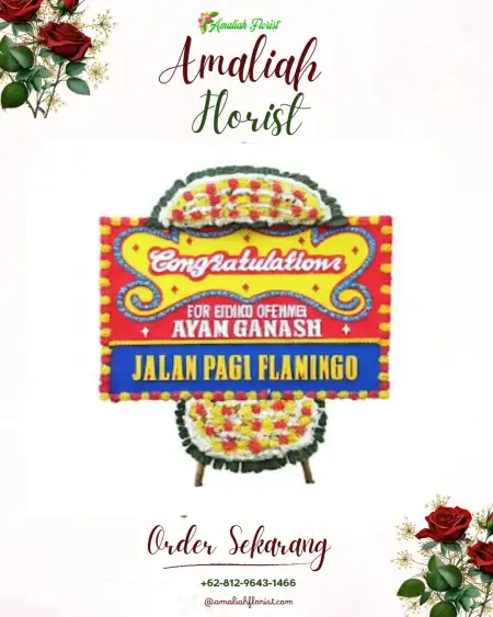 Sewa Papan Bunga Martoba
